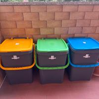 3 Bidoni ecoplast 50 litri