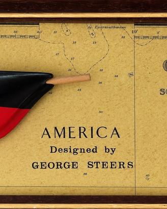 Quadro Mezzo Scafo Yacht AMERICA 1851 George Steer