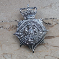 Distintivo cappello capitano polizia Bradford City