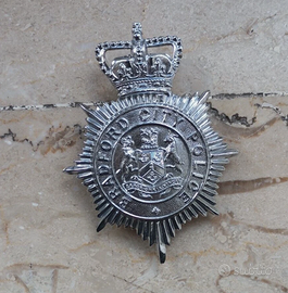 Distintivo cappello capitano polizia Bradford City