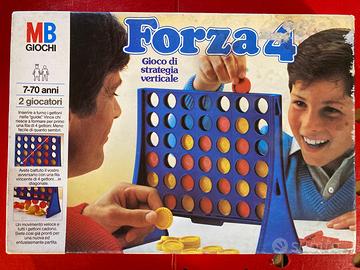 Forza 4 MB Gioco tavola completo gettoni vintage