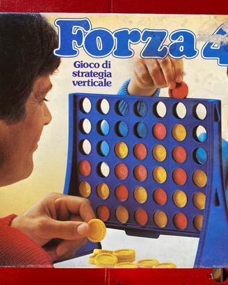 Forza 4 MB Gioco tavola completo gettoni vintage