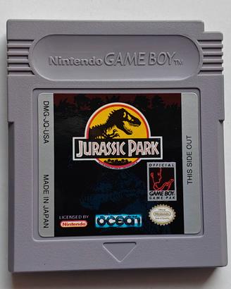 Gioco vintage Jurassic Park per Game Boy 1993