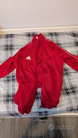 Felpa adidas rossa