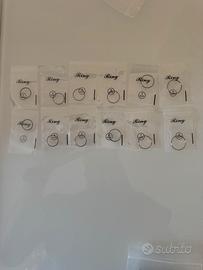 Set Fermaanelli Invisibili  (12 Pezzi)