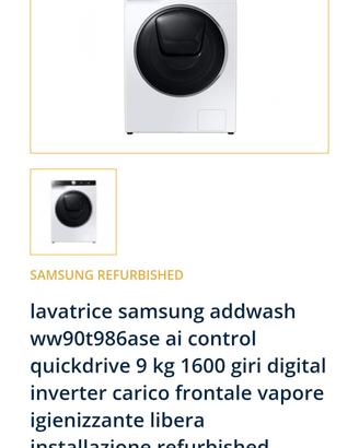 Lavatrice samsung kg 9