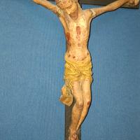 Crocifisso Cristo in cartapesta
