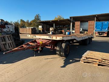 Rimorchio pianale industriale 3 assi