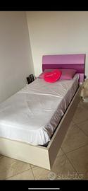 letto a contenitore piazza singola