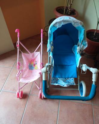 carrozzina e passeggino