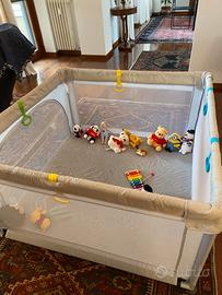 Costway Box per bambini .centro attività con rete