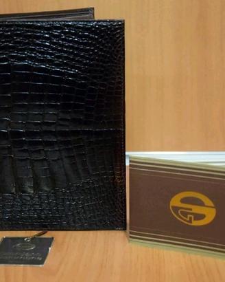 Portafoglio uomo in coccodrillo 