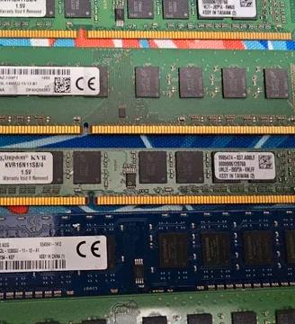 Banchi Ram Ddr3 per pc desktop 4Gb varie marche