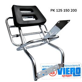 PortaPacchi con Schienale Cromato Vespa PX PE 125