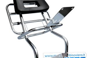 PortaPacchi con Schienale Cromato Vespa PX PE 125