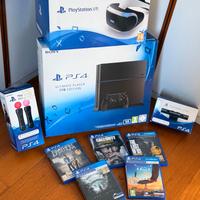 PS4 1TB + PlayStation VR (Visore) + 5 Giochi