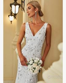 Abito da sposa a sirena 