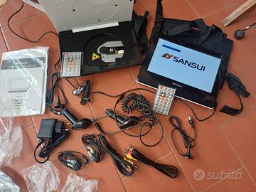 2 LettorI DVD con schermo 9" per auto