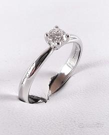 Anello solitario ct 0,30 PURO IF G colour