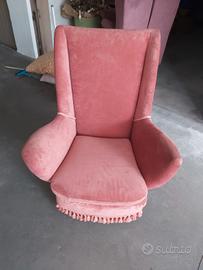 poltrone rosa antico 