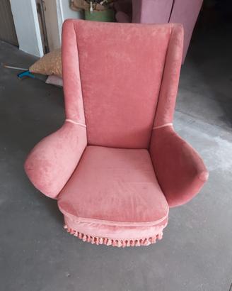 poltrone rosa antico 