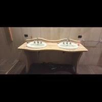 Lavabo con basamento doppio