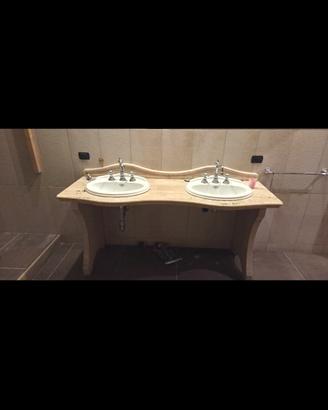 Lavabo con basamento doppio
