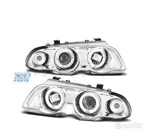 FARI BMW E46 98-01 ANGEL EYES FONDO CROMATO