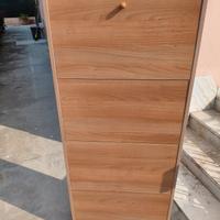 scarpiera in noce