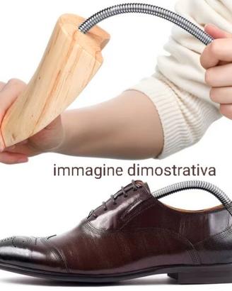 6 paia Tendiscarpe in lagno di pino numero 44/45