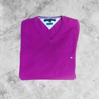 maglioncino a V taglia M viola tommy hilfiger 