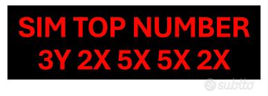 SIM TELEFONICA NUMERO FACILE