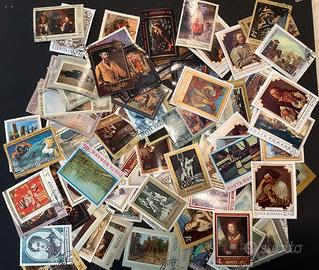 100 francobolli tema Arte