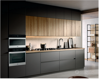 CUCINA LINEARE A TUTTA ALTEZZA CUCINE SU MISURA