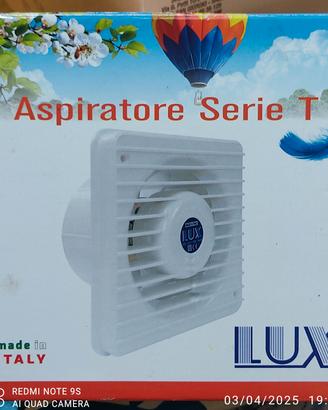Aspiratore Assiale  "LUX" - T120 nuovo