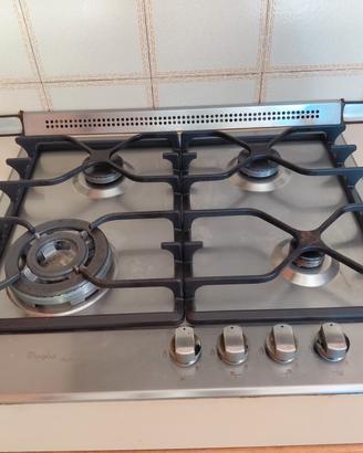 piano cottura 4 fuochi whirlpool