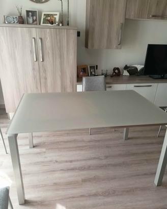 Tavolo Target Point allungabile in vetro
