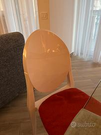 Sedie bianche Victore Design