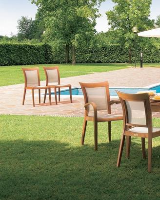 Tavolo + 6 sedute da giardino Madison/Mirage