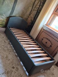 letto singolo con secondo letto a scomparsa
