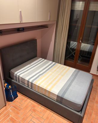 Letto contenitore una piazza e mezza