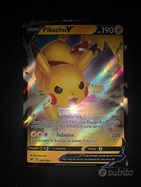 Carta Pokemon Pikachu V Voltaggio 43/185
