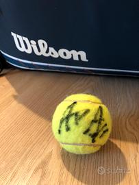 pallina autografata Andre Agassi
