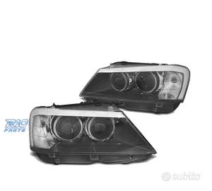 FARI BMW X3 F25 10-14 ANGEL EYES LED NERO