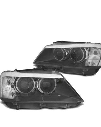 FARI BMW X3 F25 10-14 ANGEL EYES LED NERO