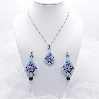 Collana Ciondolo Orecchini Vintage Etnico Asiatico