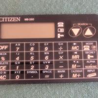 Calcolatrice agenda Citizen MB-260