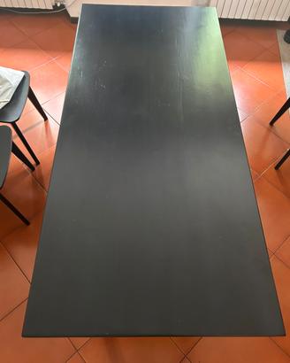 Tavolo da pranzo legno massello 4/6 - industrial