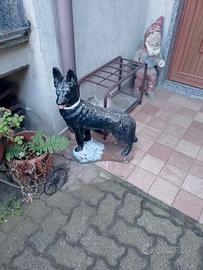 Statua e vaso da giardino vintage 