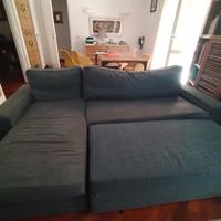 Divano letto con chaise longue